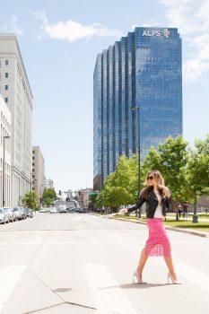 rachel-parcell-pink-lace-skirt