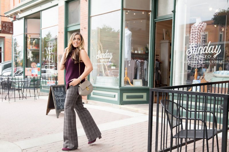 wine-sweater-tweed-pants