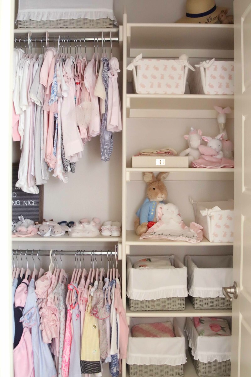 nursery wardrobe white